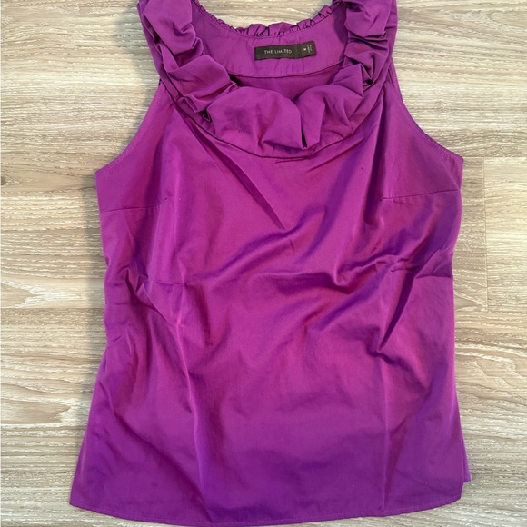 The Limited Tops - The Limited Violet Sleeveless Blouse
